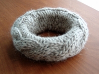 See Me Knit Swatch Bangle